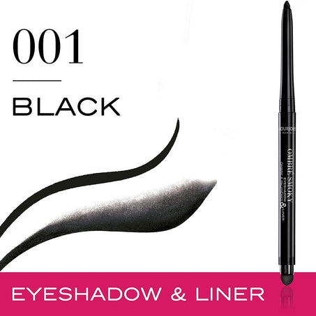 Bourjois Ombre Smoky Eyeshadow & Liner - 001 Black