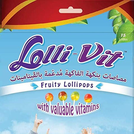 LOLLI-VIT FRUITY LOLLIPOPS
