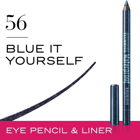 Bourjois Contour Clubbing Waterproof Pencil & Liner - 56 Blue It Yourself