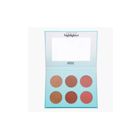 Kroma Drama Blush and Highlighter Face Powder Palette Have a Bright day